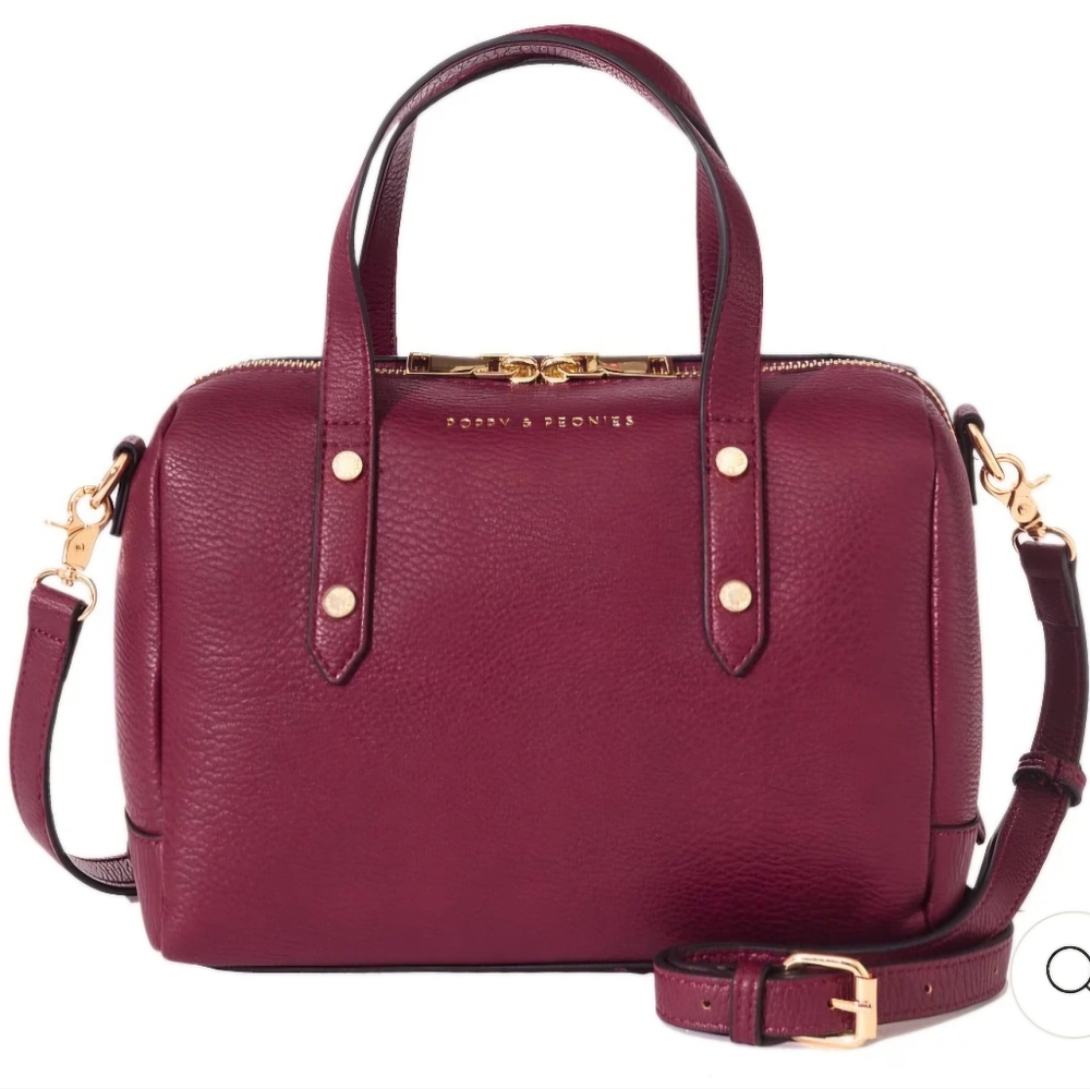 Poppy and Peonies Out and About in Berry Color